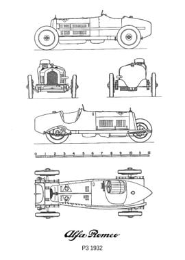 BNW Alfa Romeo P3 1932