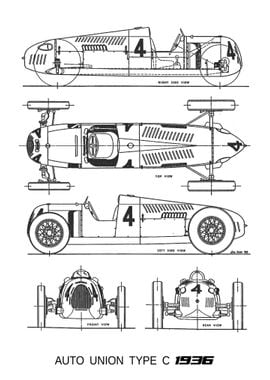 BNW Auto Union Type C 1936