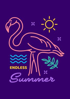 Flamingo Endless Summer