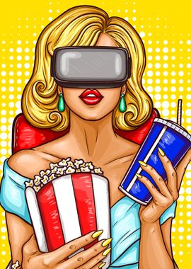 The girl watch movie on VR