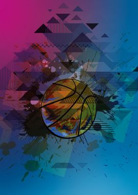 Basketball Ball abstract