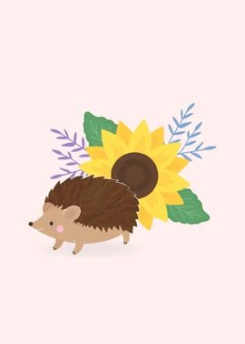 Hedgehog and Sunflower