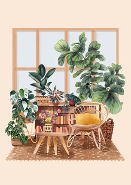 Interior Plants Art