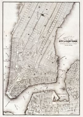 new york city old map