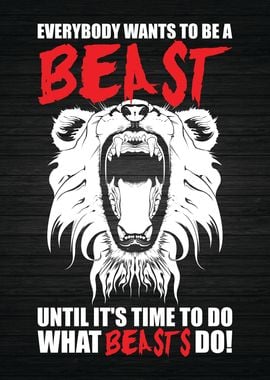 Beast Lion Quote