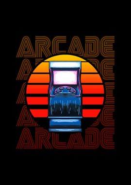 Sunset Arcade Game Machine