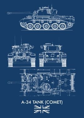 A34 BRITISH TANK COMET