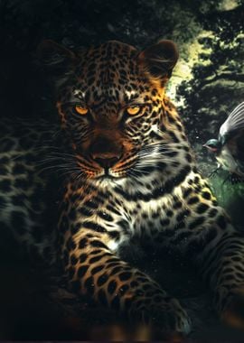 Leopard and The Bird