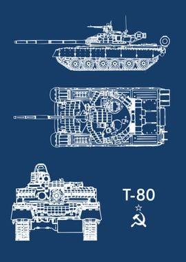 T80 Soviet Russian Tank