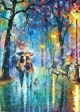 Leonid Afremov Landscape