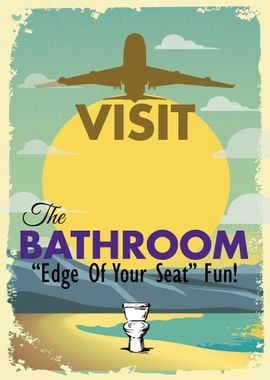 Funny Bathroom Travel 