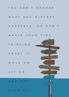 Move On Let Go Quote