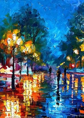 Leonid Afremov Landscape