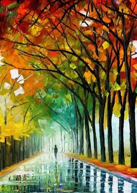 Leonid Afremov Landscape