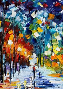 Leonid Afremov Landscape