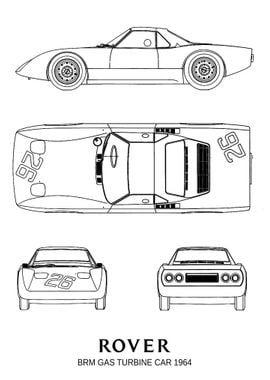 BNW BRM GAS TURBINE CAR 19