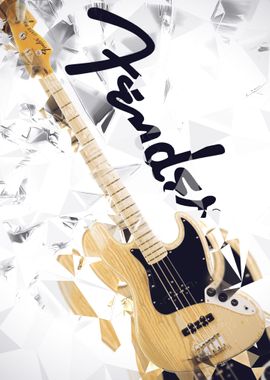 fender bass art 5