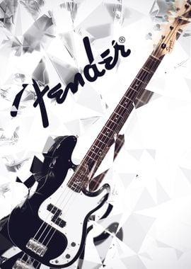 fender bass art 6