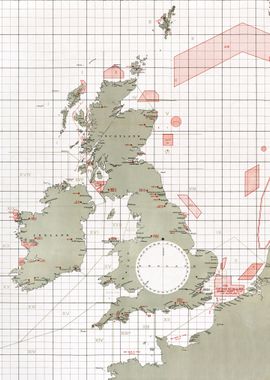 great britain old map