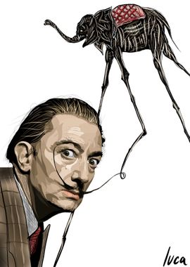 DALI and his elephant