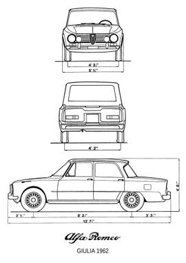 BNW Alfa Romeo Giulia 1962