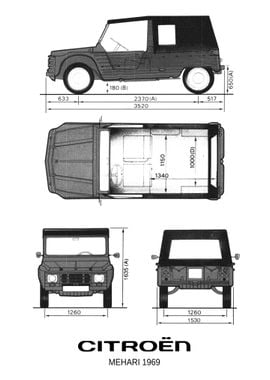 BNW Citroen Mehari 1969