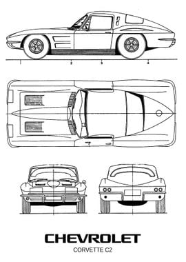 BNW Chevrolet Corvette C2