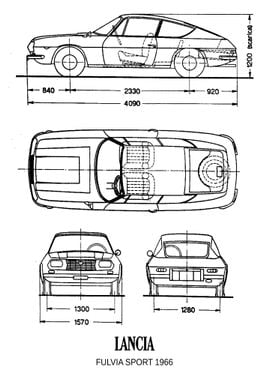 Lancia Fulvia Sport 1966