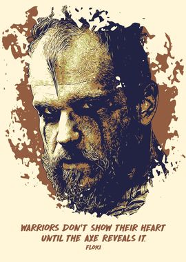 Floki Vikings Quote Poster