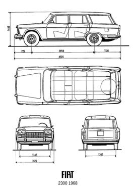 BNW Fiat 2300 1968