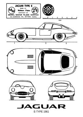 BNW Jaguar EType 1961