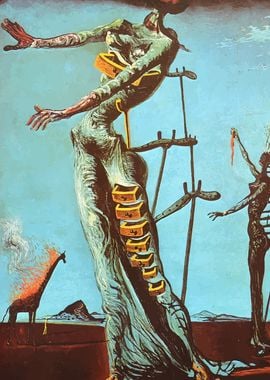 Salvador Dali painting