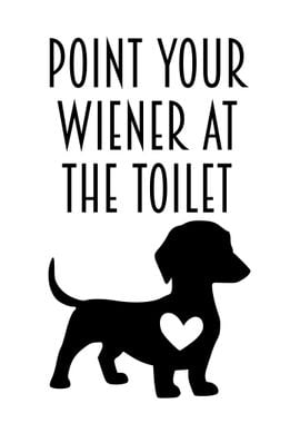 Funny Bathroom Dog Toilet