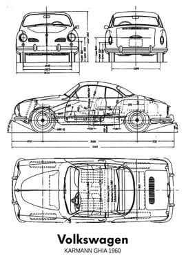 BNW Volkswagen Karmann Ghi