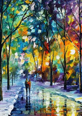 Leonid Afremov landscape