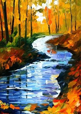 Leonid Afremov landscape