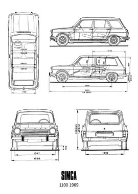 BNW Simca 1100 1969