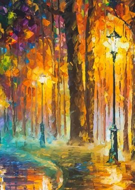 Leonid Afremov landscape