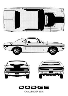 BNWDodge Challenger 1970