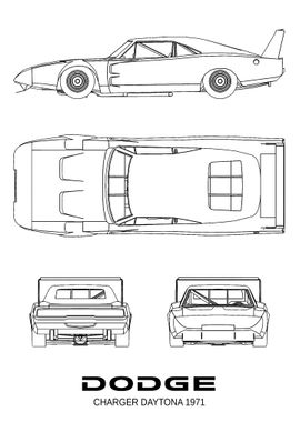 BNW Dodge Charger Daytona 