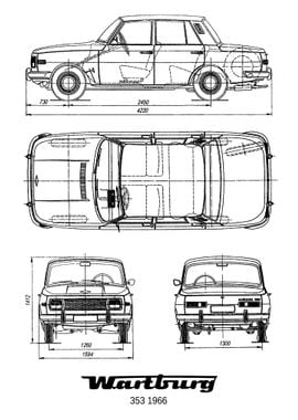 BNW Wartburg 353 1966