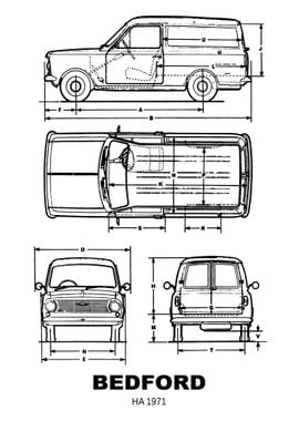 BNW Bedford HA 1971