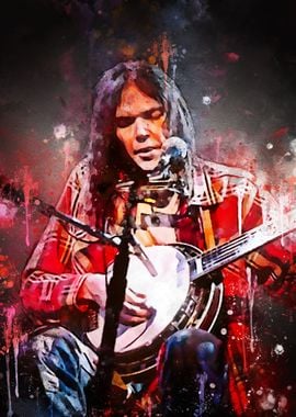 Neil young Dark bg