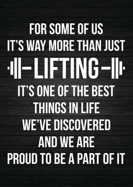 Lifting Motivation