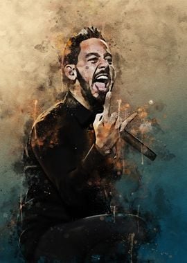 Mike Shinoda splatter