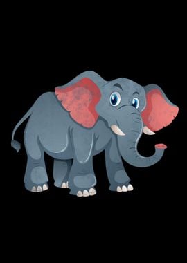 Cute Cartoon Elephant