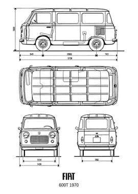 BNW Fiat 600T 1970