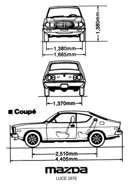 BNW Mazda Luce 1976