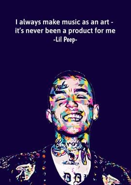 Lil Peep colorful quotes