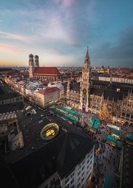 Munich City Skyline German